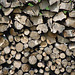 Cedar log stack