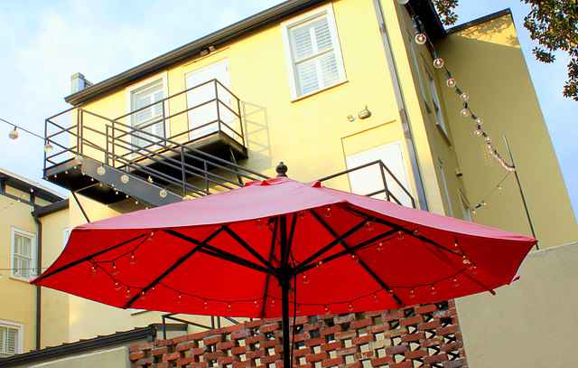 Courtyard umbrella