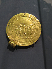 Museum Carnuntinum : solidus de Constantin à son fils Constance II