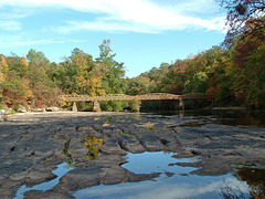 High Falls Park foot bridge