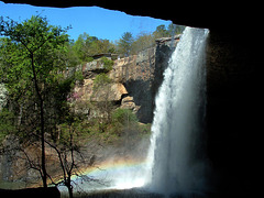 Noccalula Falls from Behind