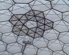 Eden Project roof to biodomes