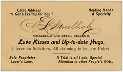E. L. Muellich, Dealer in Love, Kisses, and Up-to-Date Hugs
