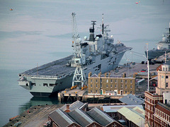 Portsmouth Dockyard Aircraft carrier