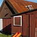 339|366: old shed with fish crate
