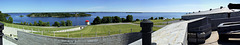 View from Fort Henry rampart (Panorama) 1ab