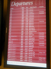 Toronto Pearson Airport Cancellations 12-22-13, Picture 2, Toronto, Ontario, Canada, 2013