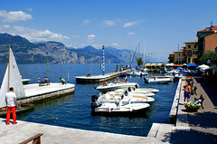 Hafen in Castelletto di Brenzone. ©UdoSm