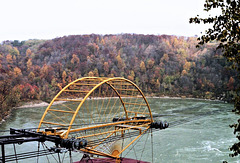 Niagara river whirlpool gondola cable gear