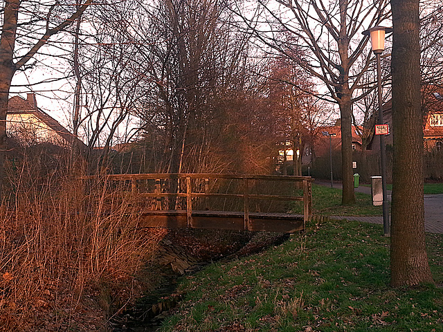 20140105 019Hw [D~LIP] Brücke, Abendsonne