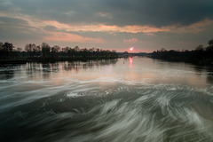 Weser sunset