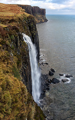 Kilt Rock  and the Mealt waterfall