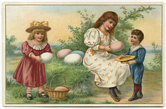 Gathering Easter Eggs