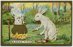Easter Greetings: A Good Fire