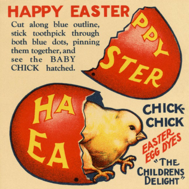 Happy Easter from Chick-Chick Easter Egg Dyes