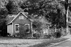 Old House in Black and White