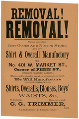 Removal! Removal! C. G. Trimmer, York, Pa.