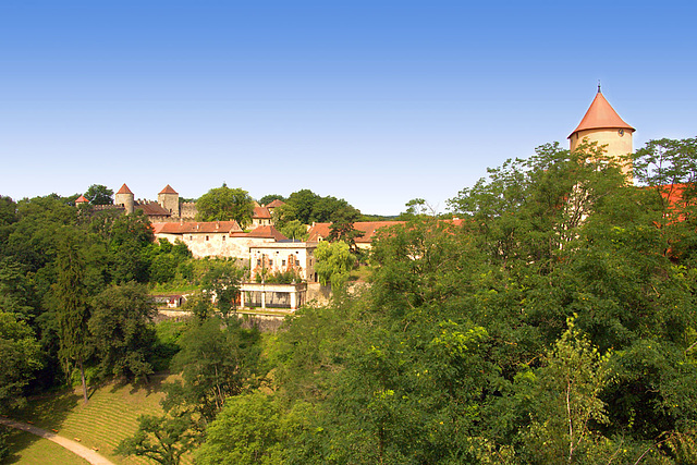A View Of Veveří Castle From The Powder Tower