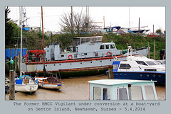 Former HMCC Vigilant  - Newhaven - 5.4.2014