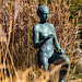 20140310 0772VRAw [D-E] Skulptur, Schilfrohr (Phragmites australis), Gruga-Park, Essen