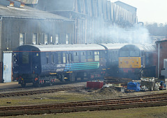 Class 57 at Eastleigh (4) - 24 March 2014