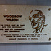 Restored Woodrow Wilson Plaque, Praha Hlavni Nadrazi, Prague, CZ, 2013