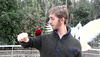 Théo and the rosella AND cockatoos