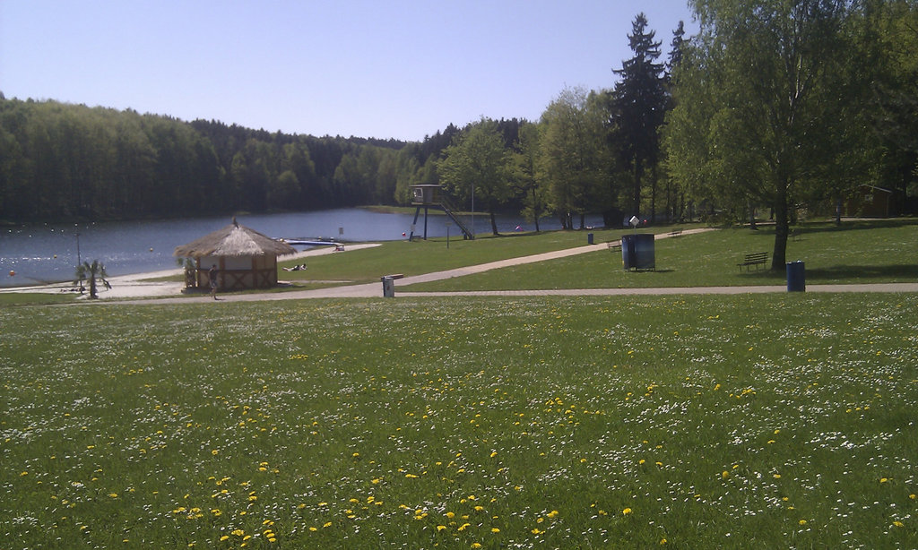 Chemnitz swimming lake for lunch