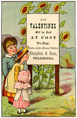 Our Valentines Will Be Sold at Cost Today