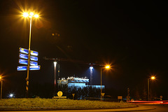 Borculo Building at Night #4 Roundabout