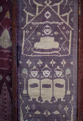 Fabric design in museum in Chiang Mai