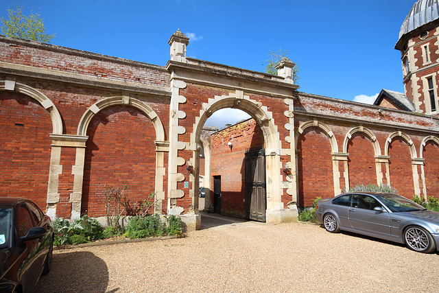 Entrance Stable Courtyard, Lynford Hall, Norfolk