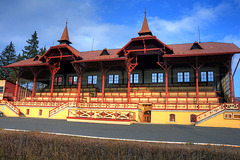 Grandstand Of The Horse Racetrack