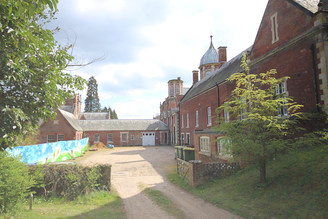 Service courtyard, Lynford Hall, Norfolk