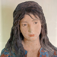 Un regard triste et lointain pour ce buste exposé au musée de Sèvres