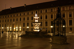 Prague Castle Fountain