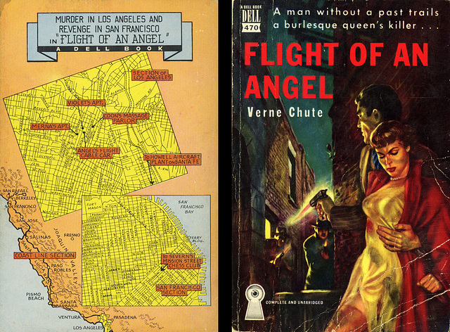 Dell Books 470 - Verne Chute - Flight of an Angel (with mapback)