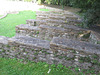 Amphithéâtre civil d'Aquincum : fondations des gradins.