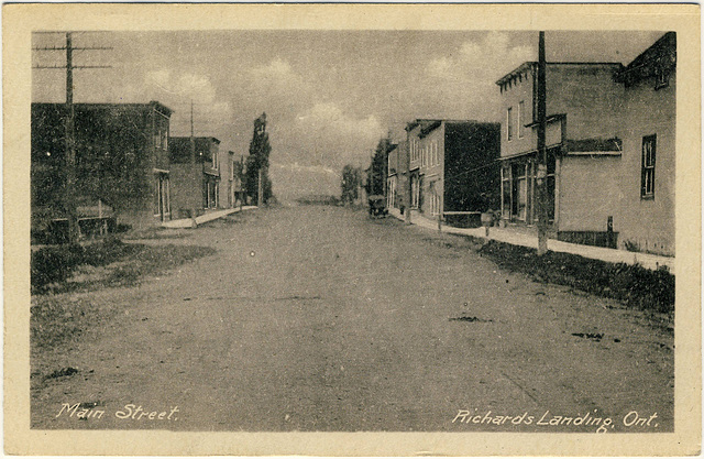 Main Street, Richards Landing, Ont.