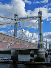 albert bridge, chelsea, london