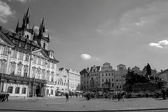 Old Town Square in the Sunny Afternoon