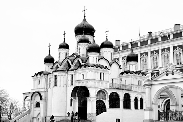 Moscow Kremlin X-E1 Annunciation Cathedral 1 mono