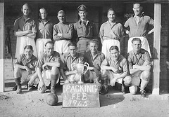 RAOC 'Packing Group' football team February 1945, India