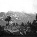 looking down on Mussoorie India c1945 6500ft