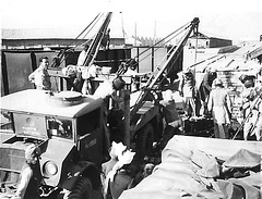 Image9E RAOC track loading supply train - India c1946