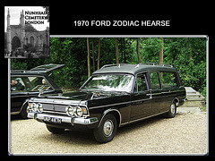 1970 Ford Zodiac Hearse - Nunhead Cemetery - 19.5.2007
