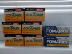 Tmax and Fomapan Classic Boxes, 2014