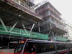 Construction of the New Narodni Trida Metro Station, Picture 4, Prague, CZ, 2014