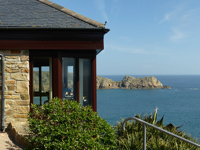 View from Minack Theatre - 14 April 2014