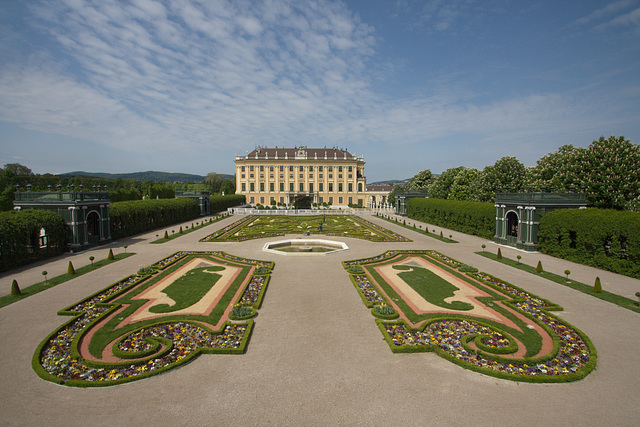 der Kronprinzengarten im Schloss Schönbrunn